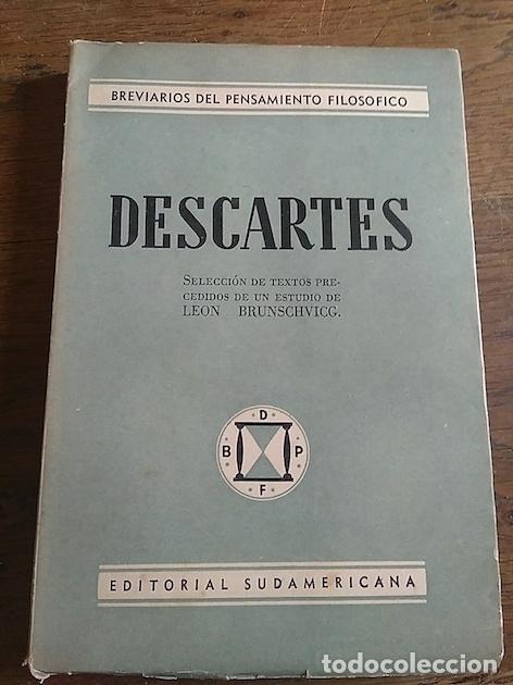 Libros: DESCARTES - Selecci&oacute;n de textos y estudio de Leon Brunschvicg - Foto 1