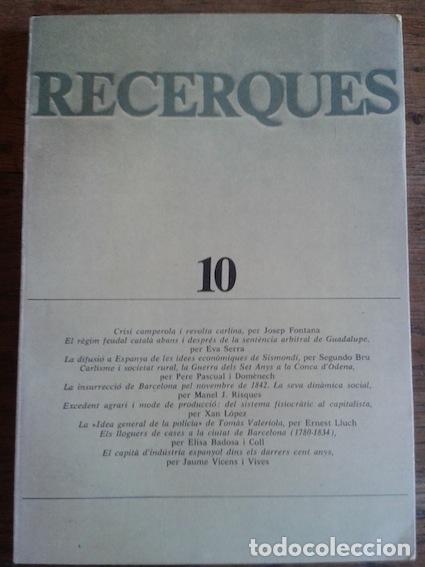 Libros: RECERQUES 10 - - Foto 1