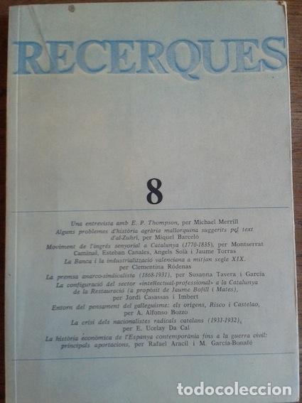 Libros: RECERQUES 8 - - Foto 1