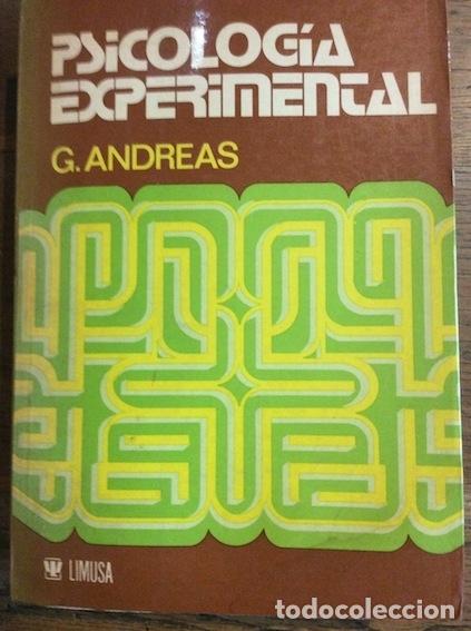 Libros: PSICOLOG&Iacute;A EXPERIMENTAL - Anfreas, G. - Foto 1