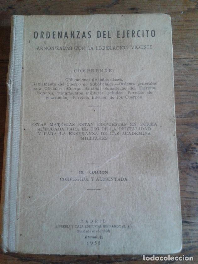 Libros: ORDENANZAS DEL EJ&Eacute;RCITO. 19&ordf; edici&oacute;n - - Foto 1