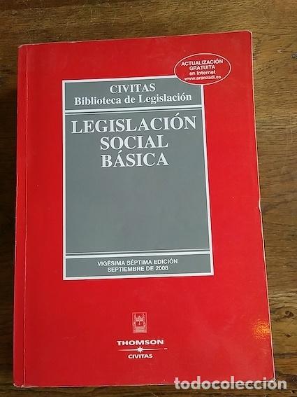 Libros: LEGISLACI&Oacute;N SOCIAL B&Aacute;SICA - - Foto 1