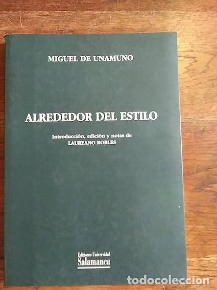 Libros: Alrededor del estilo - Miguel de Unamuno - Foto 1