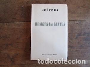 Libros: MEMORIA DE GENTES - JOS&Eacute; POSADA - Foto 1