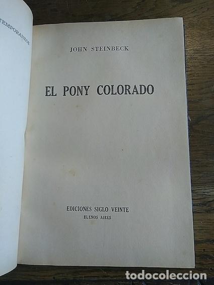 Libros: EL PONY COLORADO - JOHN STEINBECK - Foto 2