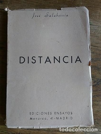 Libros: DISTANCIA - JOS&Eacute; SALABERR&Iacute;A - Foto 1