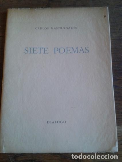 Libros: SIETE POEMAS - MASTRONARDI, Carlos.- - Foto 1