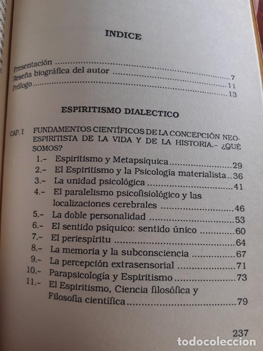 Libros: ESPIRITISMO DIALECTICO - MAS ALLA VIDA - MANUEL S. PORTEIRO - Foto 3