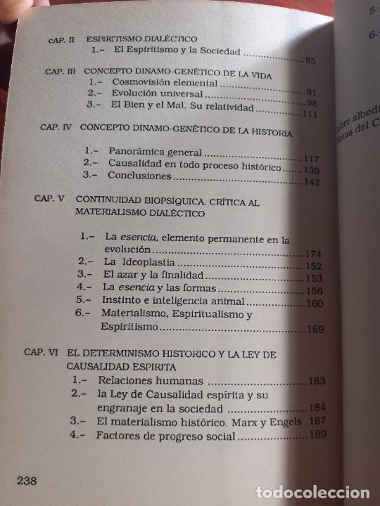 Libros: ESPIRITISMO DIALECTICO - MAS ALLA VIDA - MANUEL S. PORTEIRO - Foto 4