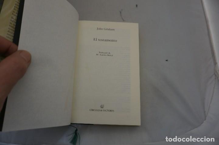 Libros: AR7AB- EL TESTAMENTO - JOHN GRISHAM / TAPA DURA CIRCULO DE LECTORES - Foto 3