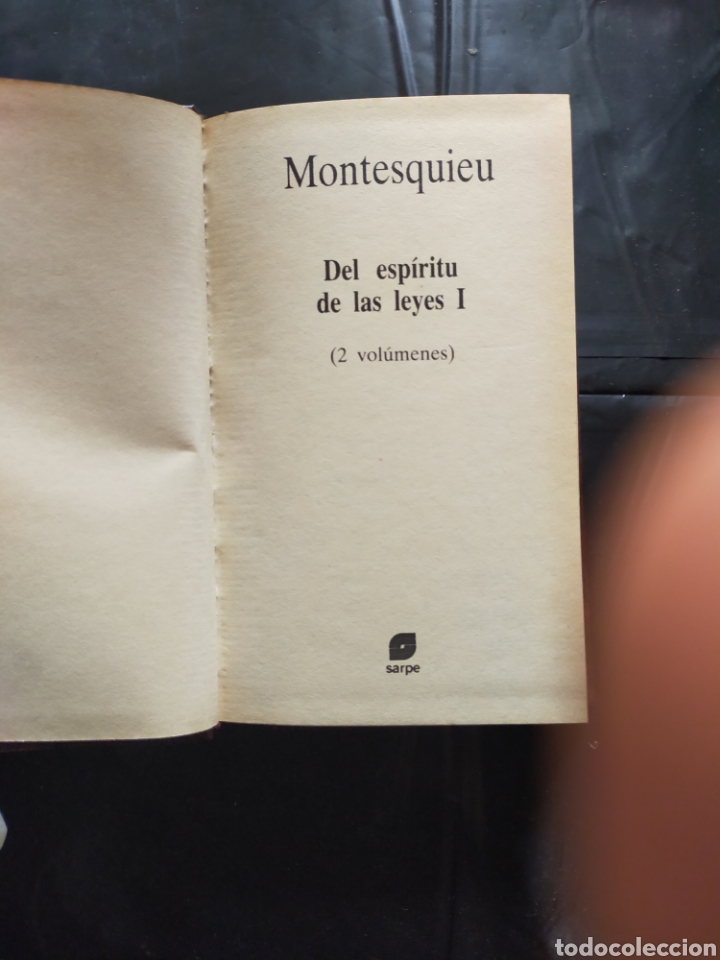 Libros: El esp&iacute;ritu de las leyes I ( Montesquieu) - Foto 2