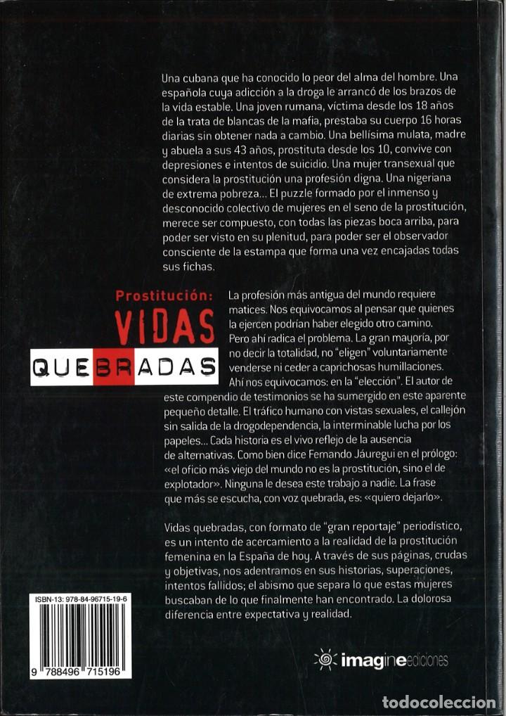 Libros: PROSTITUCI&Oacute;N: VIDAS QUEBRADAS. Jos&eacute;-Miguel Vila - Foto 2