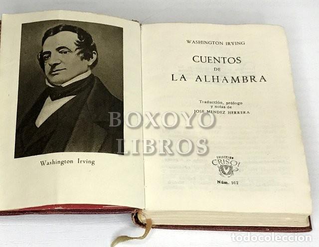 Libros: IRVING, Washington. Cuentos de la Alhambra - Foto 2