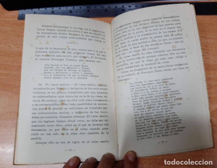 Libros: Resumen de versificaci&oacute;n espa&ntilde;ola - Mart&iacute;n de Riquer - Foto 4