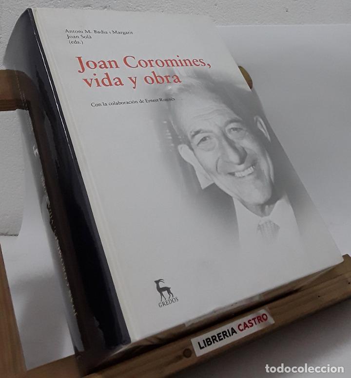 Libros: Joan Coromines, vida y obra - Varios - Foto 1