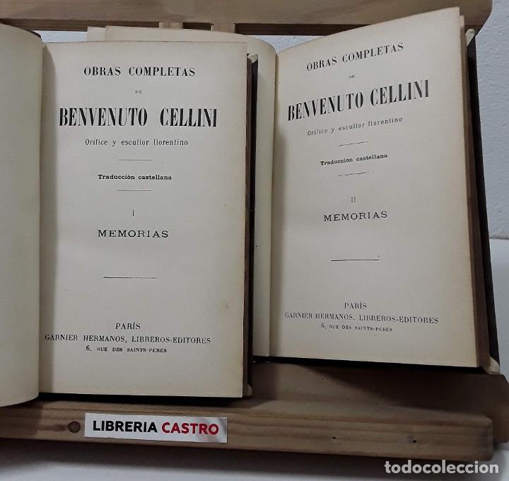 Libros: Obras Completas de Benvenuto Cellini (II Tomos) - Benvenuto Cellini - Foto 1