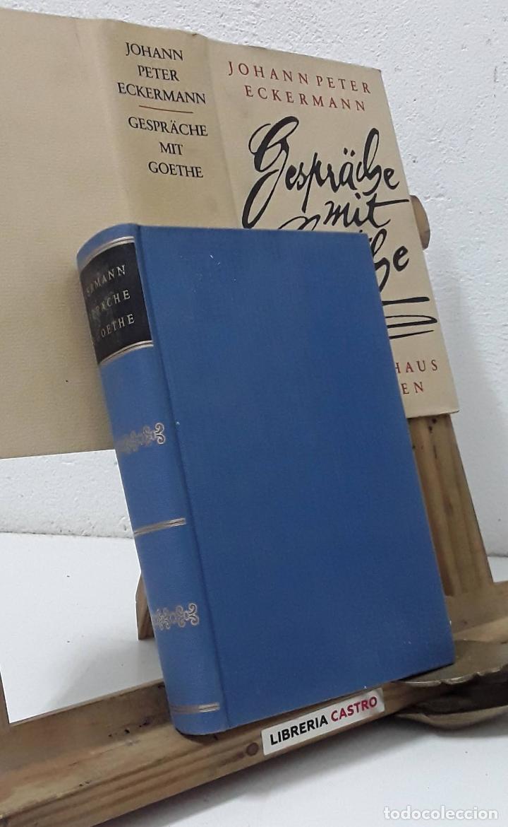 Libros: Johann Peter Eckermann Gespr&auml;che mit Goethe - Johann Peter Eckermann - Foto 2