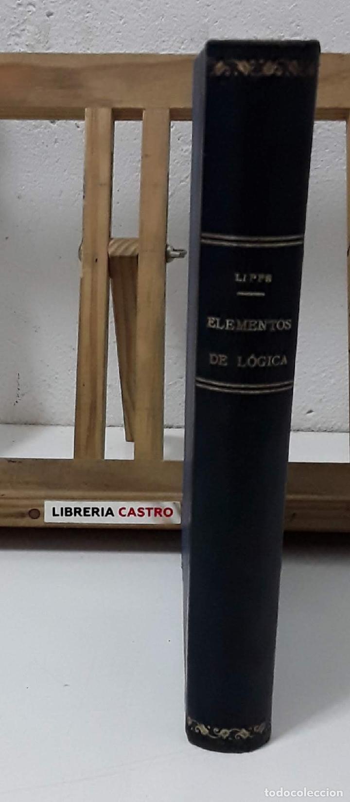 Libros: Elementos de l&oacute;gica - Teodoro Lipps - Foto 3