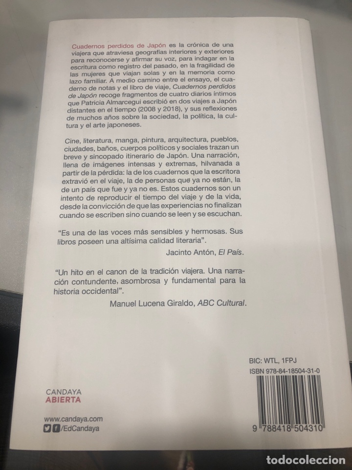 Libros: Cuadernos perdidos de Jap&oacute;n. Patri - Foto 2