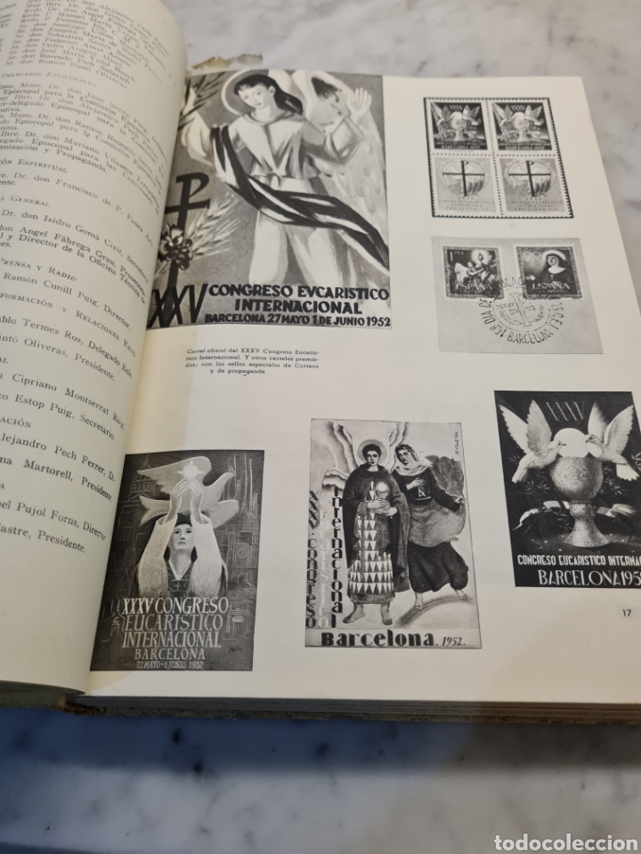 Libros: Congreso Eucaristico Internacional,Barcelona 27 Mayo 1 de Junio 1952 - Foto 9