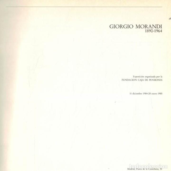 Libros: Cat&aacute;logo. - GIORGIO MORANDI 1890- 1964 - Foto 2