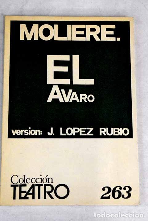 Libros: El avaro: Comedia en cinco actos.- Moliere - Foto 1