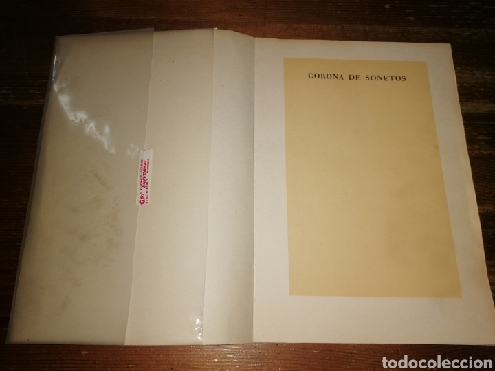 Libros: CORONA DE SONETOS EN HONOR DE JOS&Eacute; ANTONIO PRIMO DE RIVERA - Foto 2