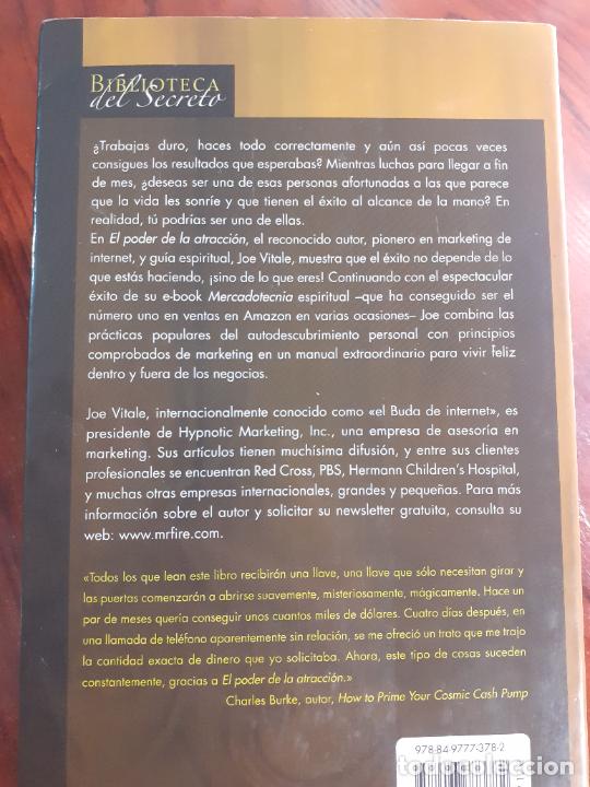 Libros: EL PODER DE LA ATRACCION - PENSAMIENTO POSITIVO - JOE VITALE - Foto 2