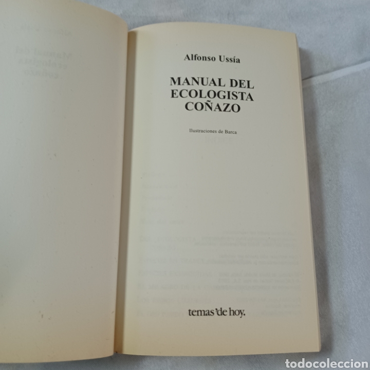 Libros: MANUAL DEL ECOLOGISTA CO&Ntilde;AZO - ALFONSO USSIA - Foto 2