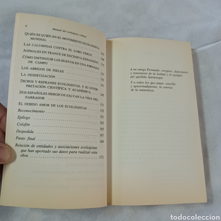 Libros: MANUAL DEL ECOLOGISTA CO&Ntilde;AZO - ALFONSO USSIA - Foto 4