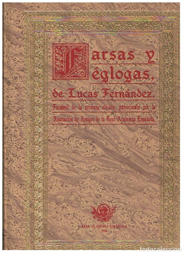 Libros: FARSAS Y &Eacute;GLOGAS. - Fern&aacute;ndez. Lucas, - Foto 1