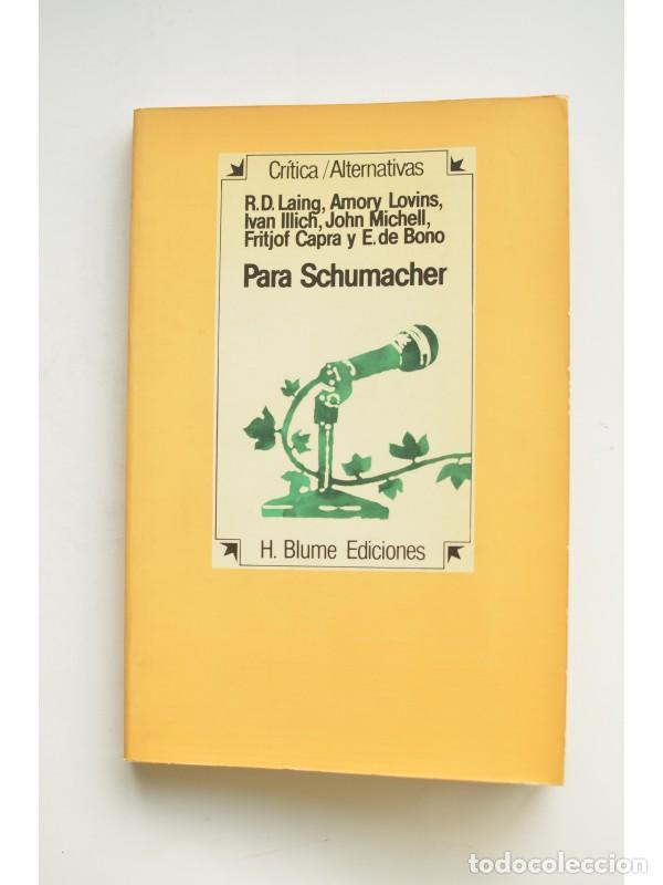 Libros: Para Schumacher - AUTORES VARIOS - Foto 1