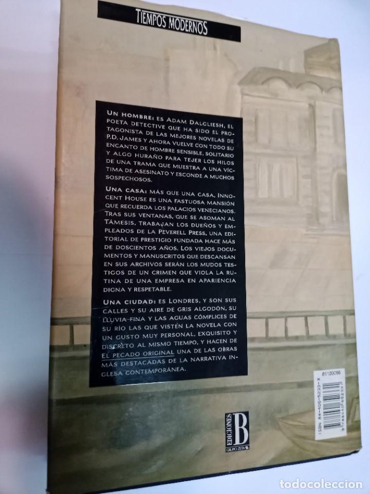 Libros: P.D. JAMES El pecado original SA6976 - Foto 2