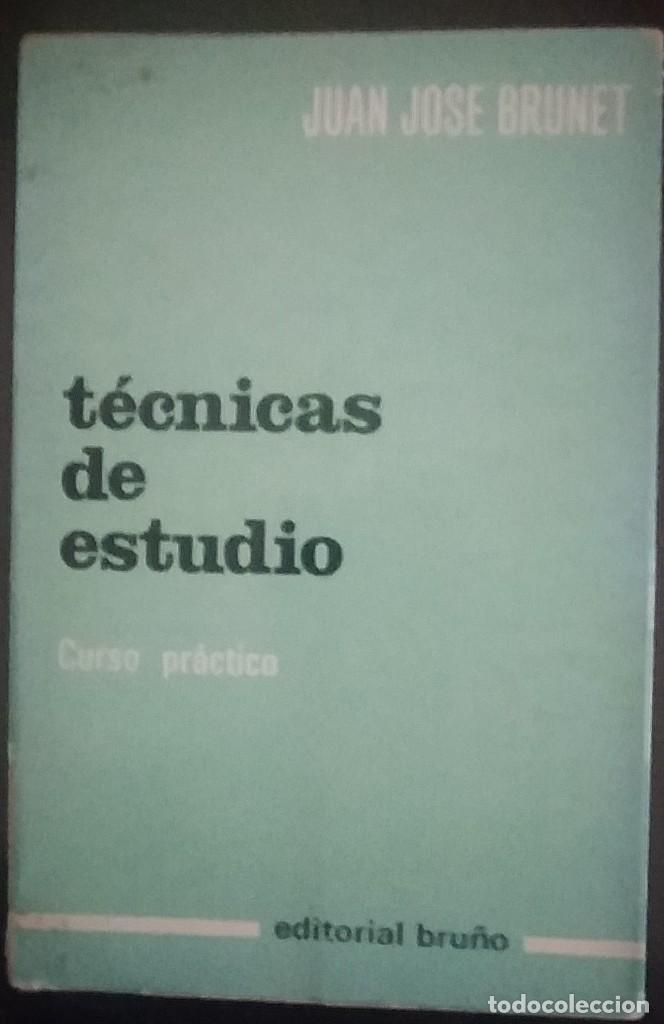 Libros: T&eacute;cnicas de estudio - Juan Jos&eacute; Brunet - Foto 1