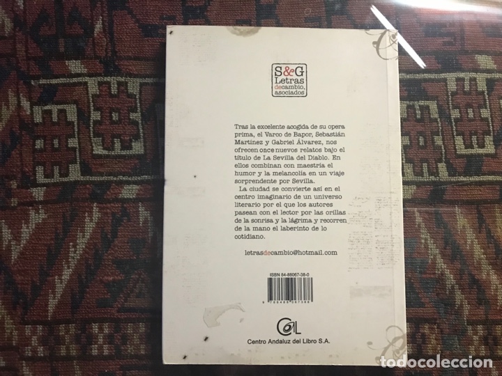 Libros: La Sevilla del diablo. Sebasti&aacute;n Mart&iacute;nez. S & G - Foto 2