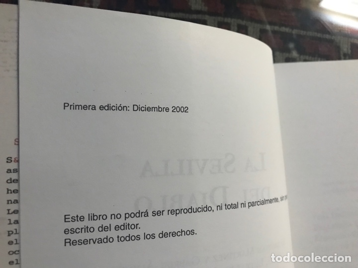 Libros: La Sevilla del diablo. Sebasti&aacute;n Mart&iacute;nez. S & G - Foto 4