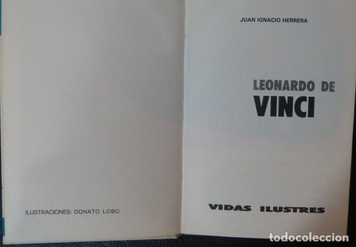 Libros: Libro Leonardo De Vinci,Vidas ilustres,1979,Susaeta Ediciones,REF:057-1 - Foto 4