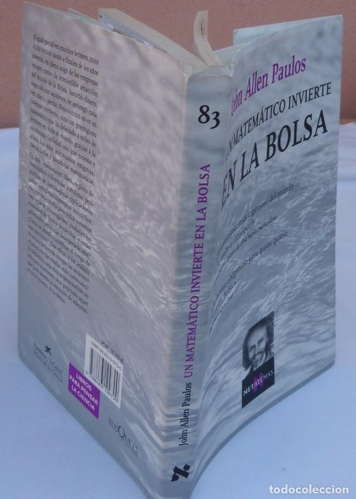 Libros: Un matematico invierte en la bolsa/John Allen Paulos/2004 - Foto 7
