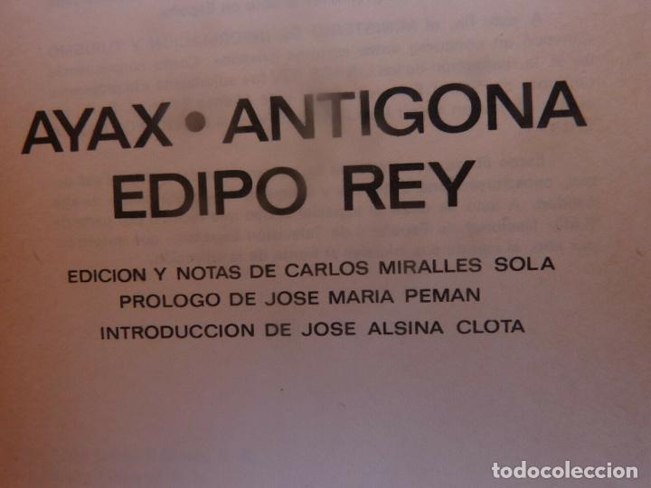 Libros: LIBRO RTV-BIBLIOTECA BASICA SALVAT-1969-N&ordm; 35- Sofocles - Foto 2