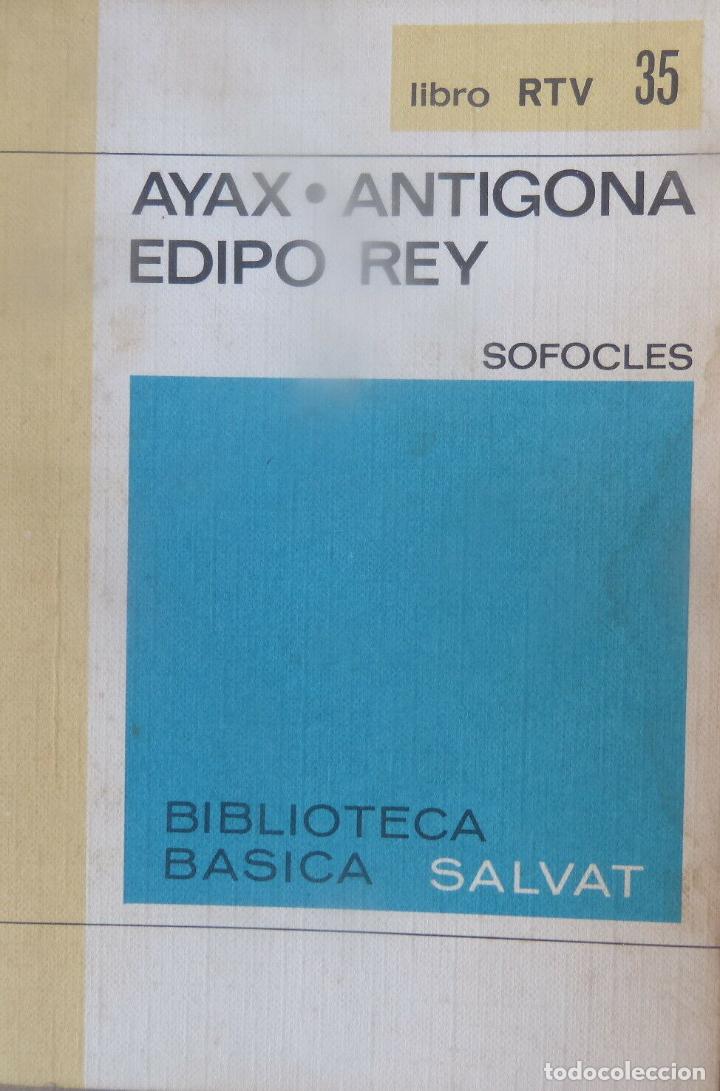 Libros: LIBRO RTV-BIBLIOTECA BASICA SALVAT-1969-N&ordm; 35- Sofocles - Foto 1