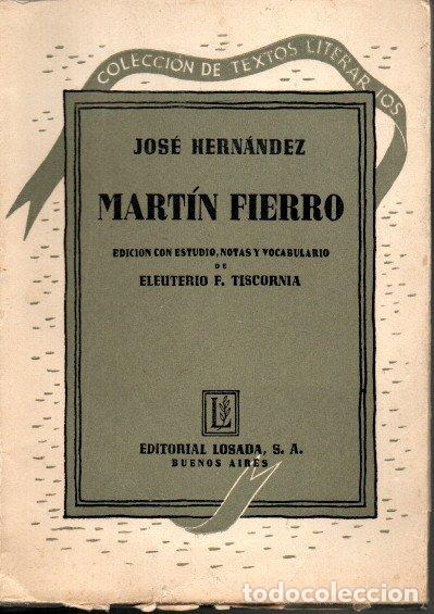 Libros: MARTIN FIERRO. - HERNANDEZ, Jos&eacute;. - Foto 1