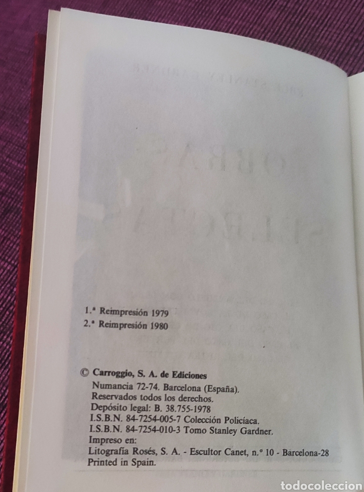 Libros: Erle Stanley Gardner Obras Selectas. Carroggio - Foto 4