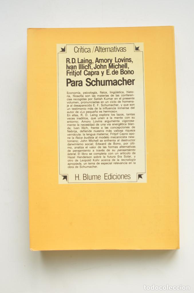 Libros: Para Schumacher - AUTORES VARIOS - Foto 5