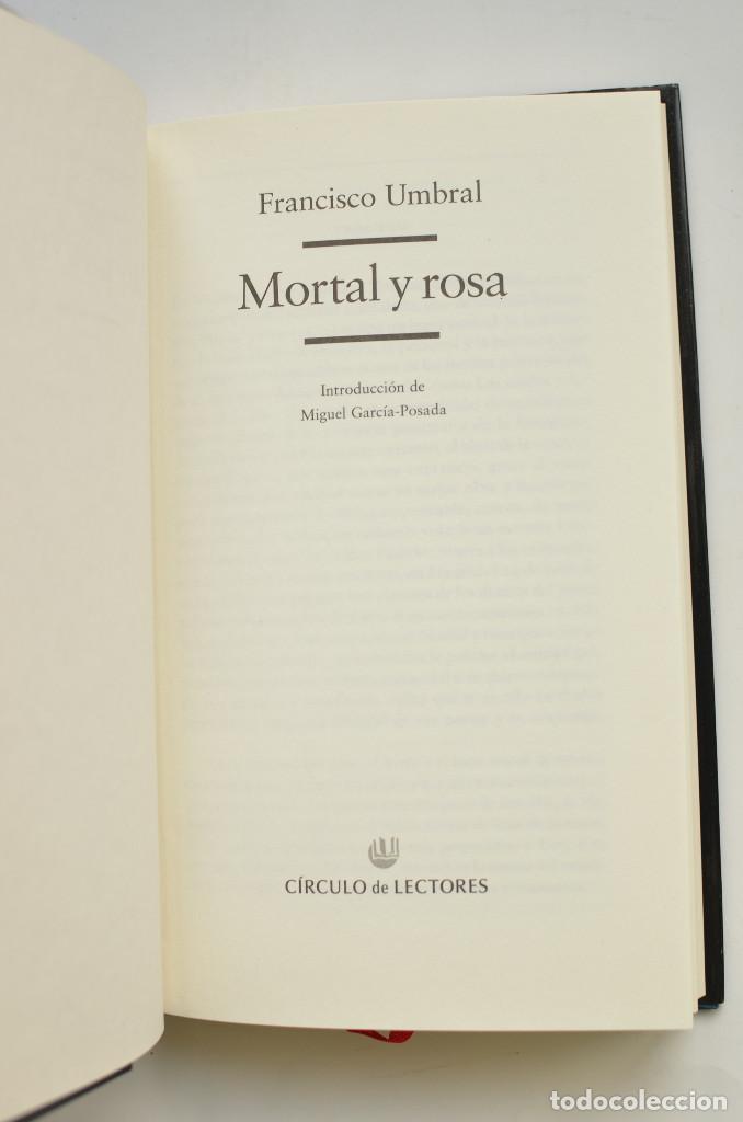 Libros: Mortal y rosa - UMBRAL, Francisco - Foto 3