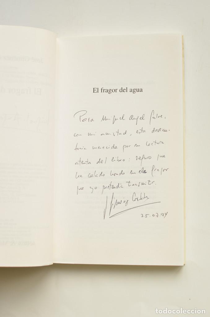 Libros: El fragor del agua - GIM&Eacute;NEZ CORBAL&Oacute;N, Jos&eacute; - Foto 3