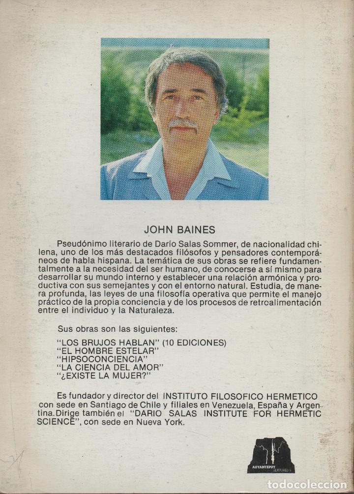 Libros: &iquest;Existe la mujer? John Baines. Auyantepuy Editores. 1983. 1&ordf; Edici&oacute;n. - Foto 2