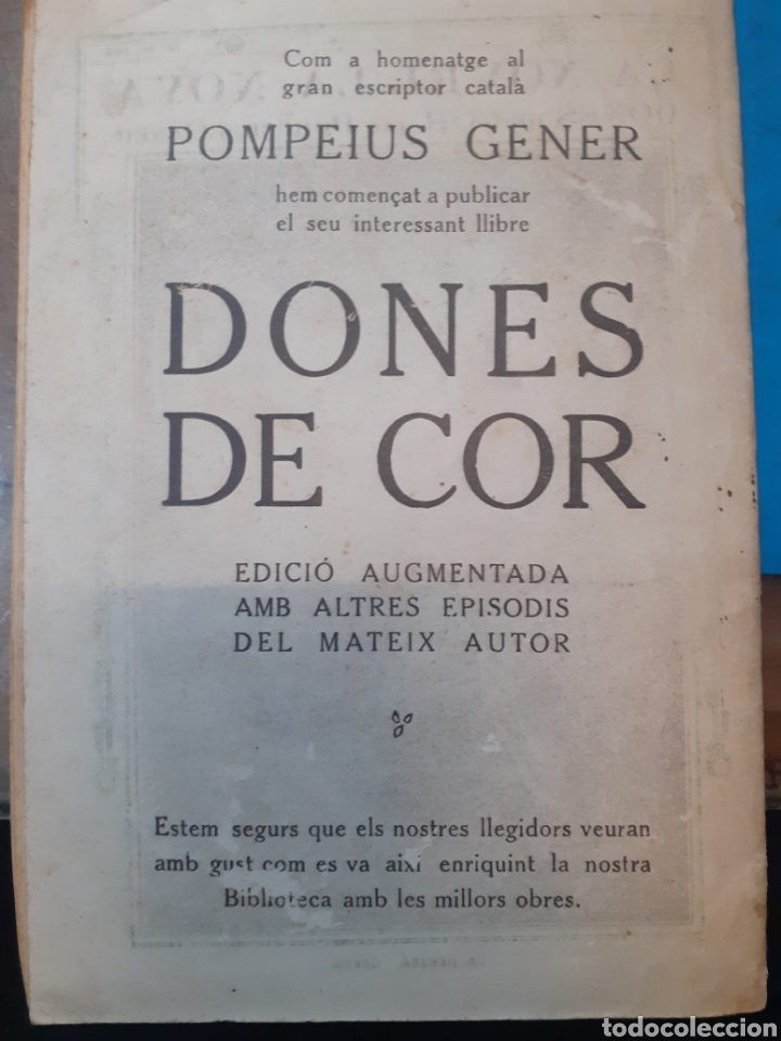Libros: DONES DE COR. Llegendes hist&oacute;riques - GENER,Pompeius - Foto 2
