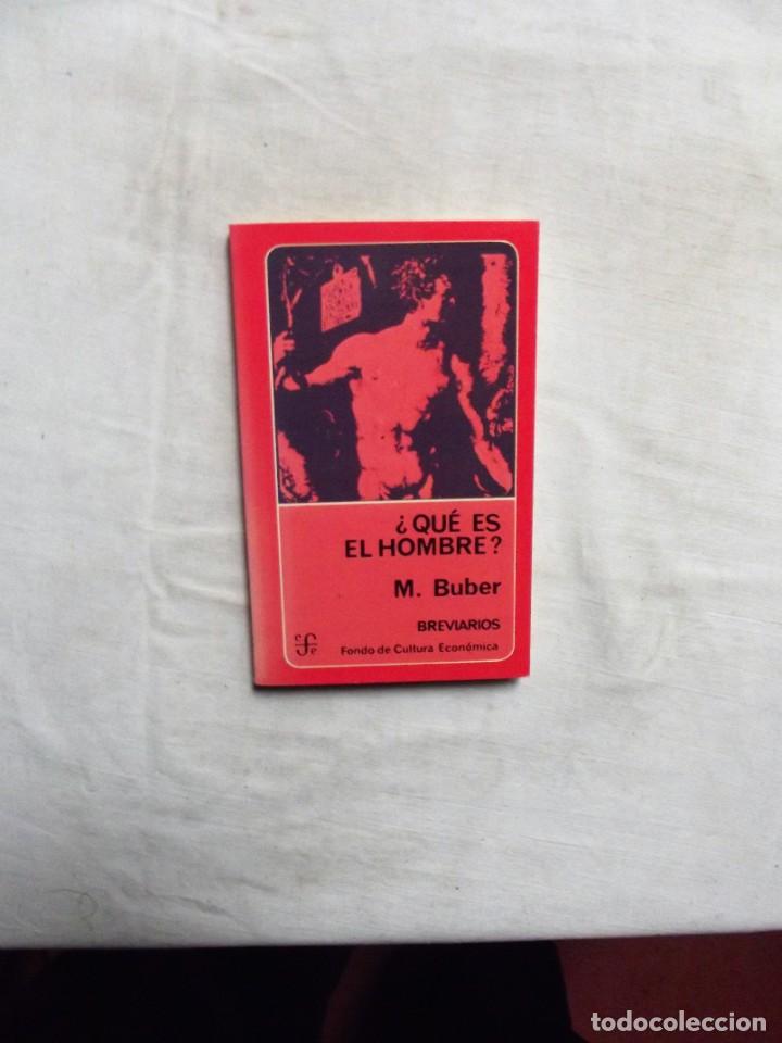 Libros: &iquest; QUE ES EL HOMBRE ? DE M. BUBER - Foto 1