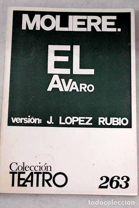Libros: El avaro: Comedia en cinco actos.- Moliere - Foto 1