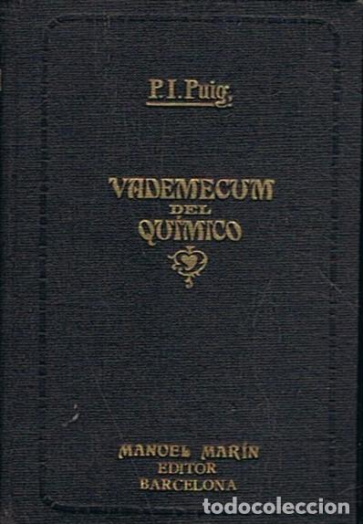 Libros: VADEMECUM DEL QU&Iacute;MICO. - Puig. Ignacio, - Foto 1